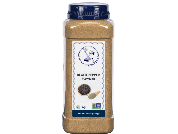 Black Pepper Powder Jars 525g Rp