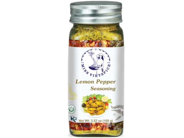 Lemon Pepper Seasoning Jar 100g