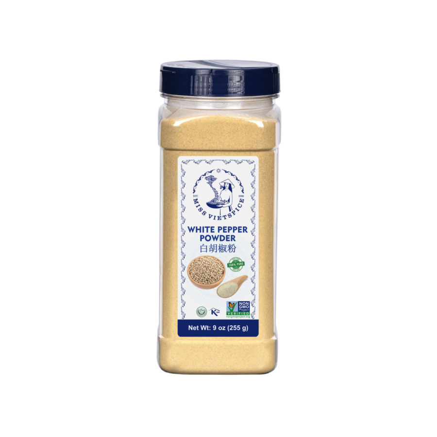 Withe Pepper Poder White Pepper Powder – Jars 255g – Retail Packaging
