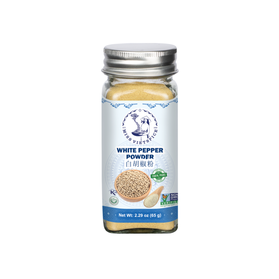 Withe Pepper Poder White Pepper Powder – Jars 65g – Retail Packaging Pearl Group