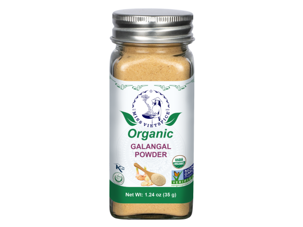 Organic Galangal Powder / Jar 35g / Retail Packaging