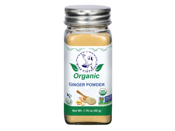 Organic Ginger Powder / Jar 50g / Retail Packaging
