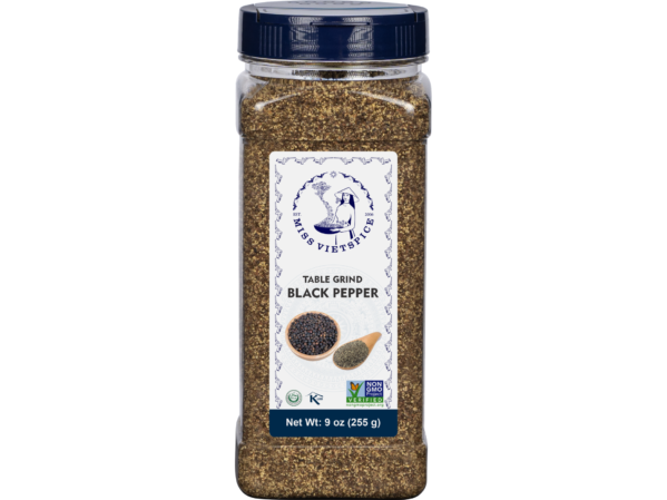 Table Grind Black Pepper Powder Jars 255g Rp