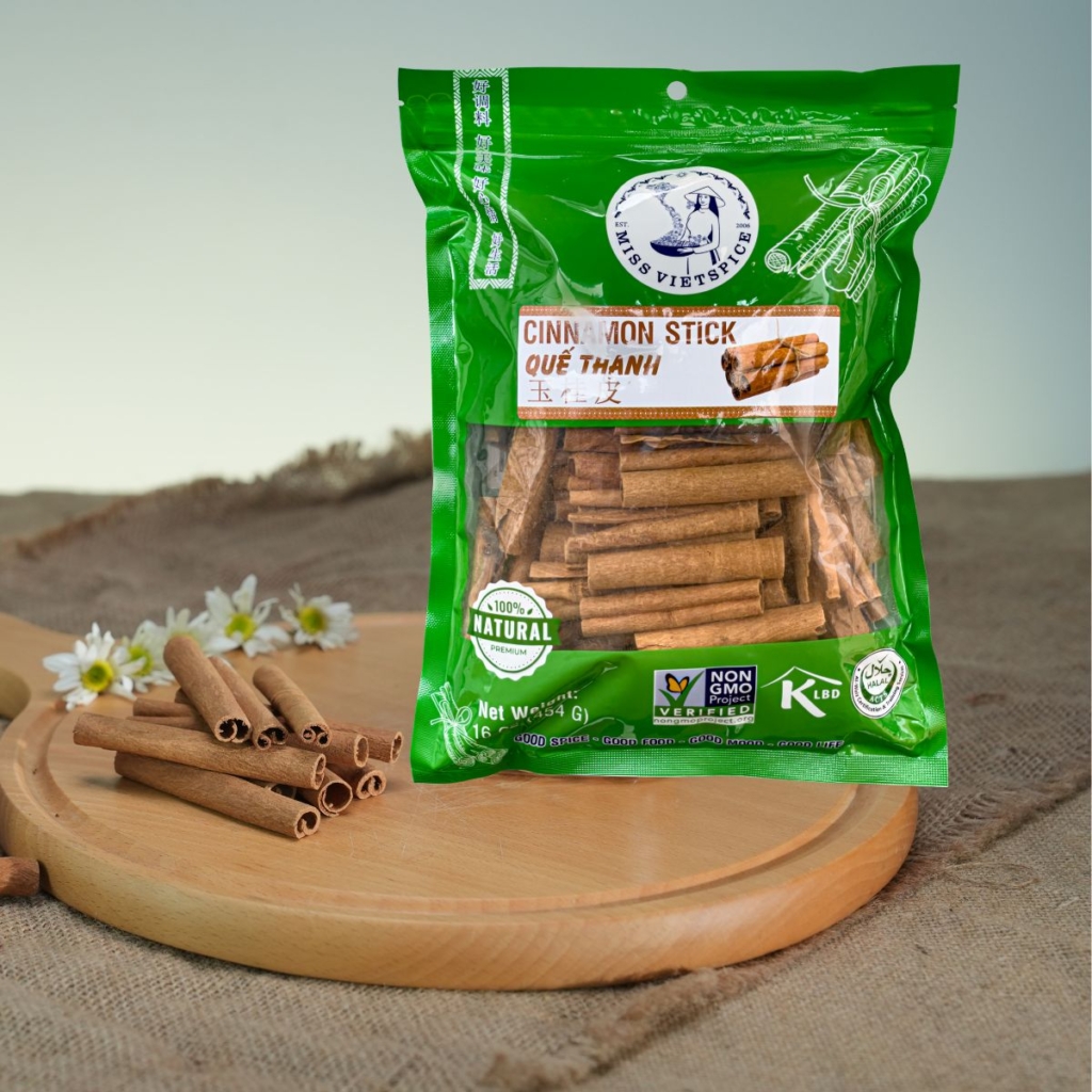 Premium Cigarette Tube Vietnam Cassia Cinnamon Quills For Gourmet Retail Packaging Caption