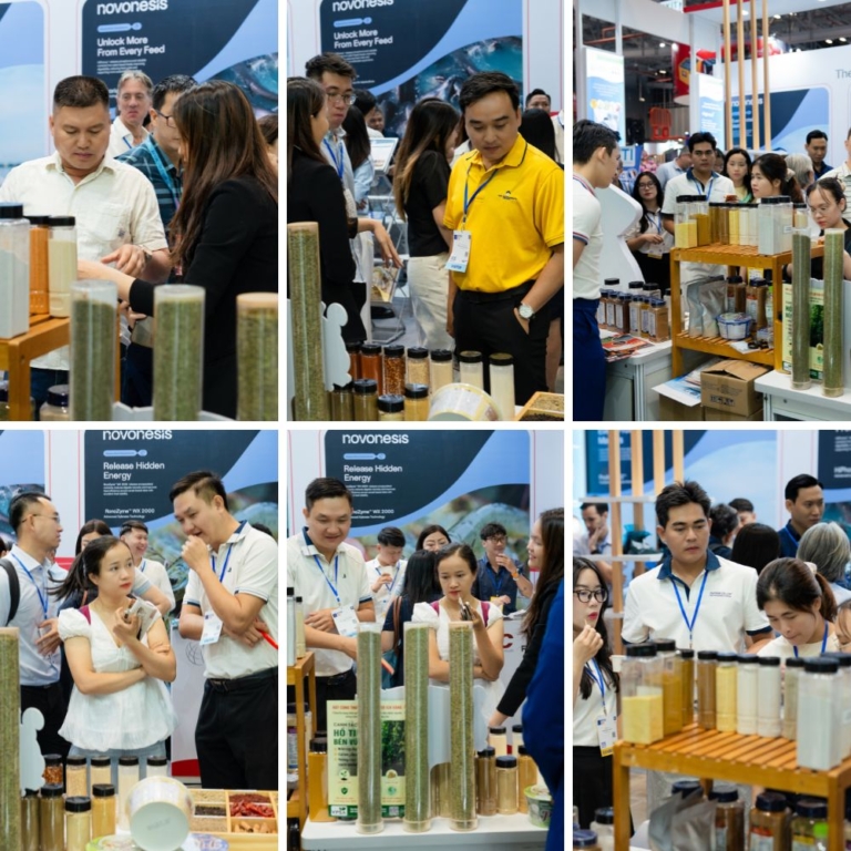 Crowded Exhibition Booth Atmosphere At Miss Vietspice Vietfish 2026 Secc 4